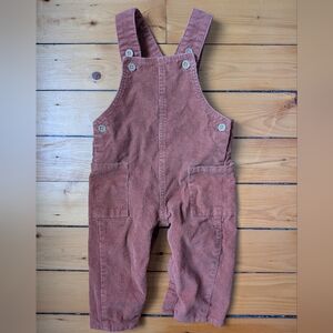Corduroy Overalls in Brown